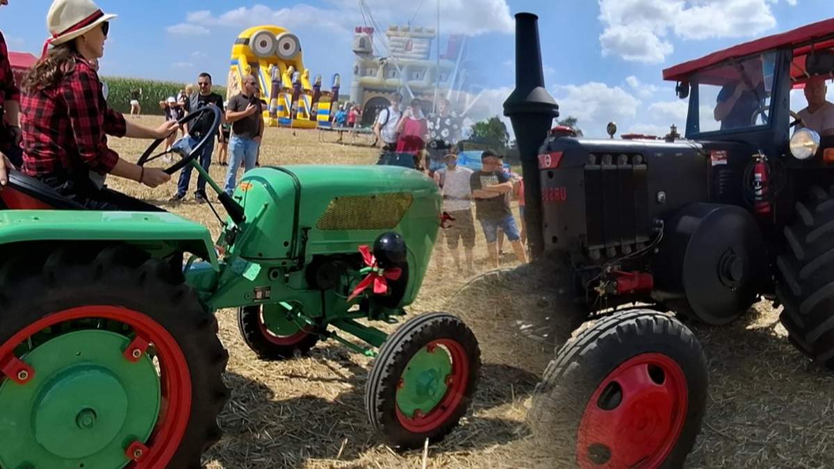 V Zlot Starych Ciągników w Kucharach przyciągnął tłumy.