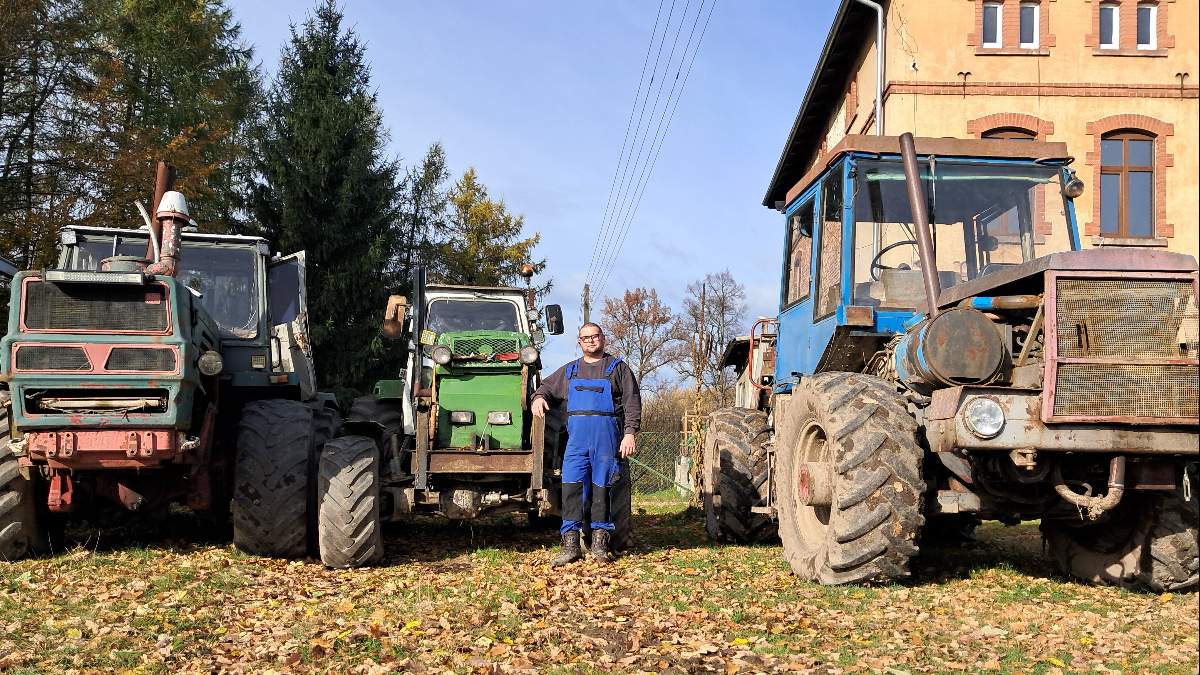 Krzysztof Kalata do czterdziestoletniego liaza zamontował 320-konny silnik.