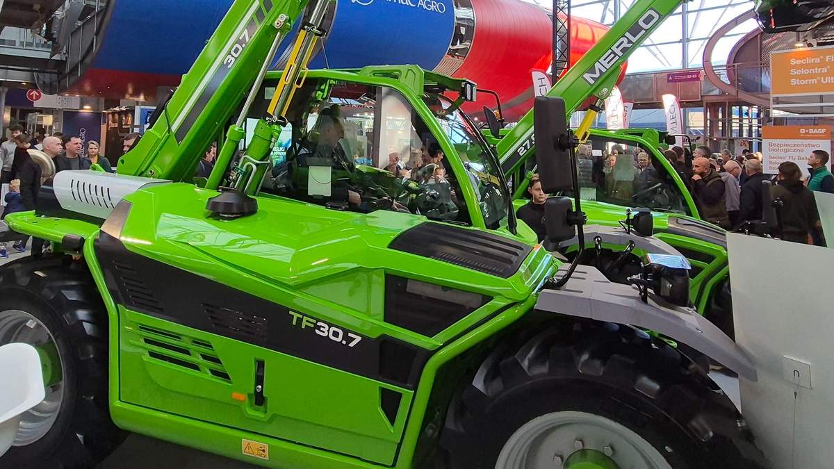 Maszyna Turbo Farmer 30.7 od Merlo ma udźwig 3 tony i wysokość podnoszenia 7 m.
