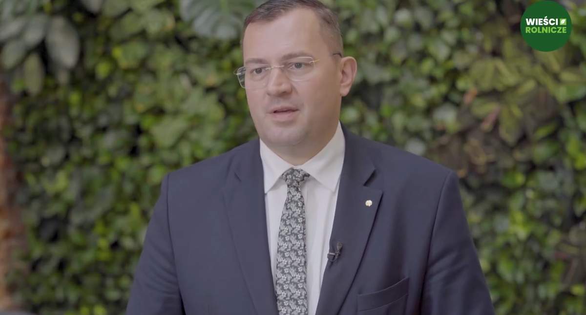 Stefan Krajewski, wiceminister rolnictwa w wywiadzie dla "Wieści Rolniczych" podczas gali wręczenia nagród w ramach plebiscytu "Orzeł Innowacji"