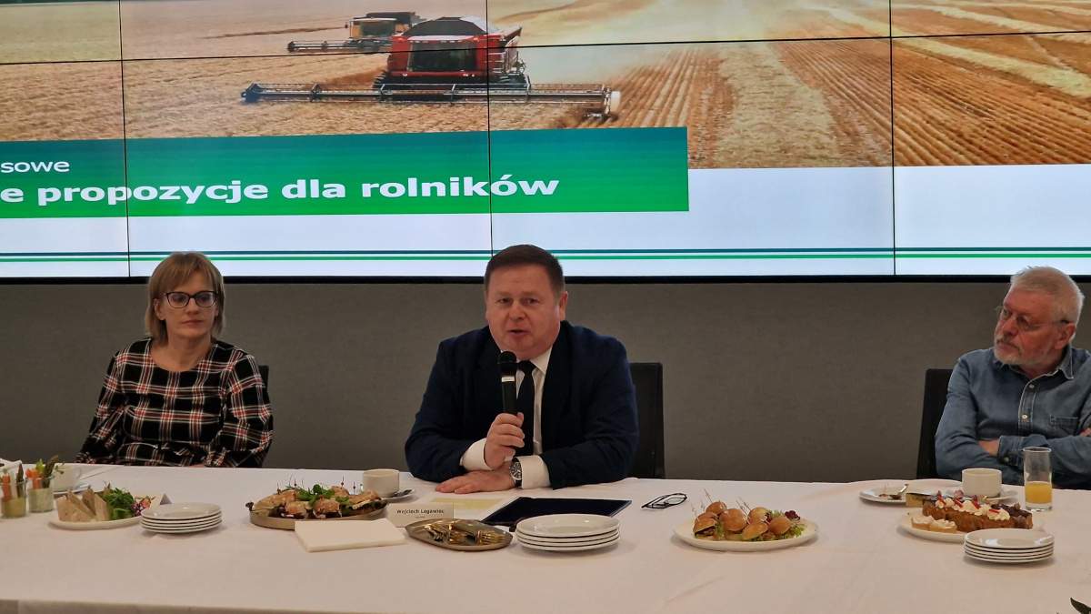 Wojciech Legawiec, prezes ARiMR przedstawił informacje o bieżącej pracy podległej mu instytucji