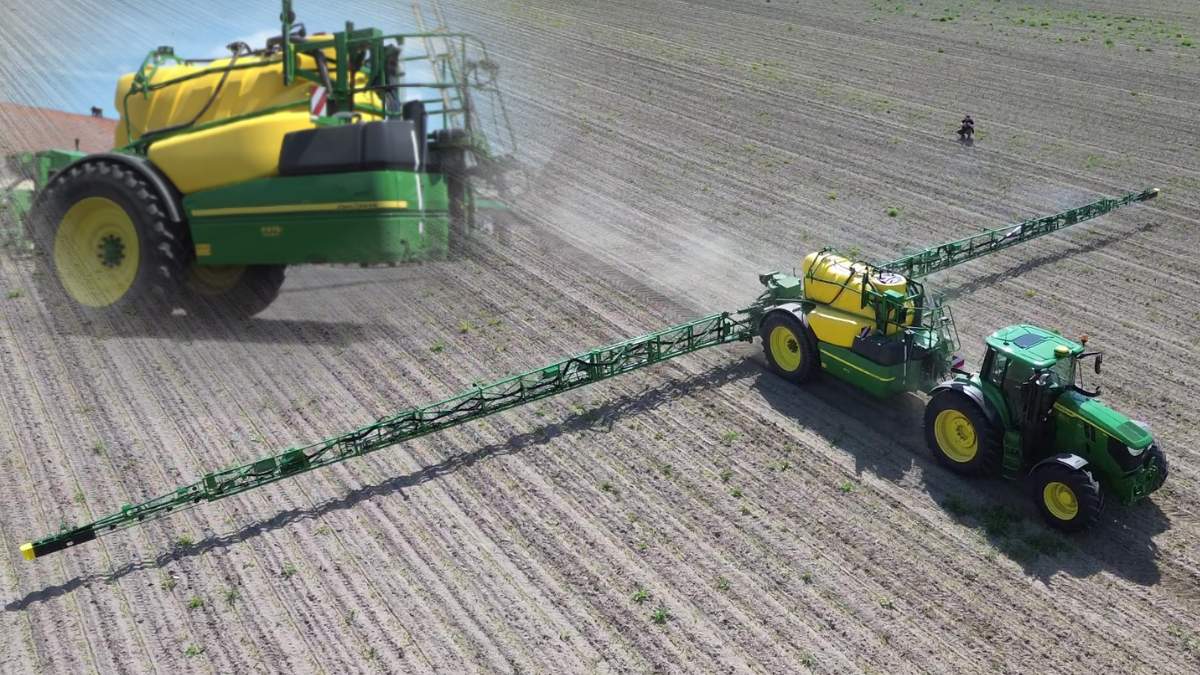 John Deere zaprezentował niedawno na wielkopolskich polach swoją technologię Sea & Spray. Pozwala ona na precyzyjne opryskiwanie - system kamer wykrywa tylko chwasty.