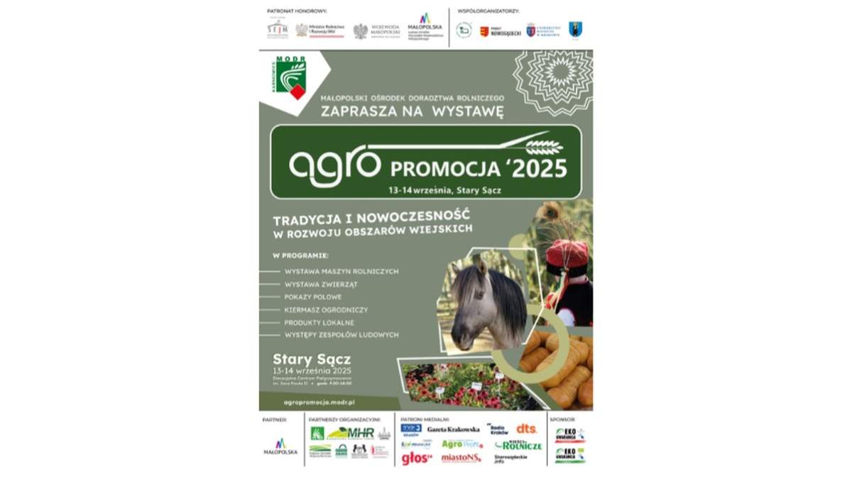 Największa wystawa rolnicza Małopolski – Agropromocja już we wrześniu