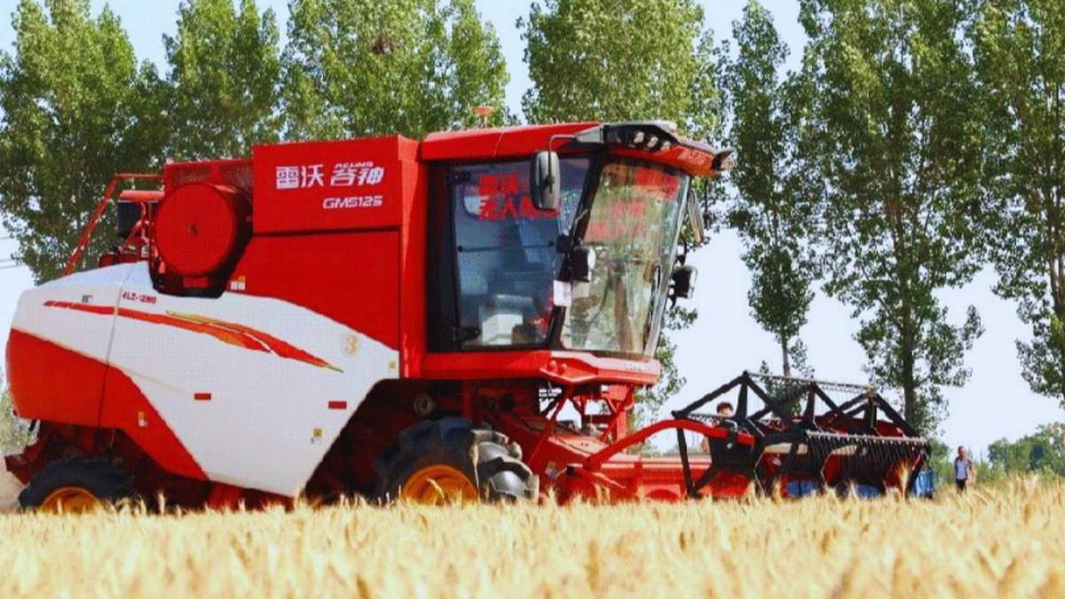 Wśród autonomicznej floty, podczas pokazów na polu demonstracyjnym wyróżniał się m.in. autonomiczny kombajn Lovol GM5125.