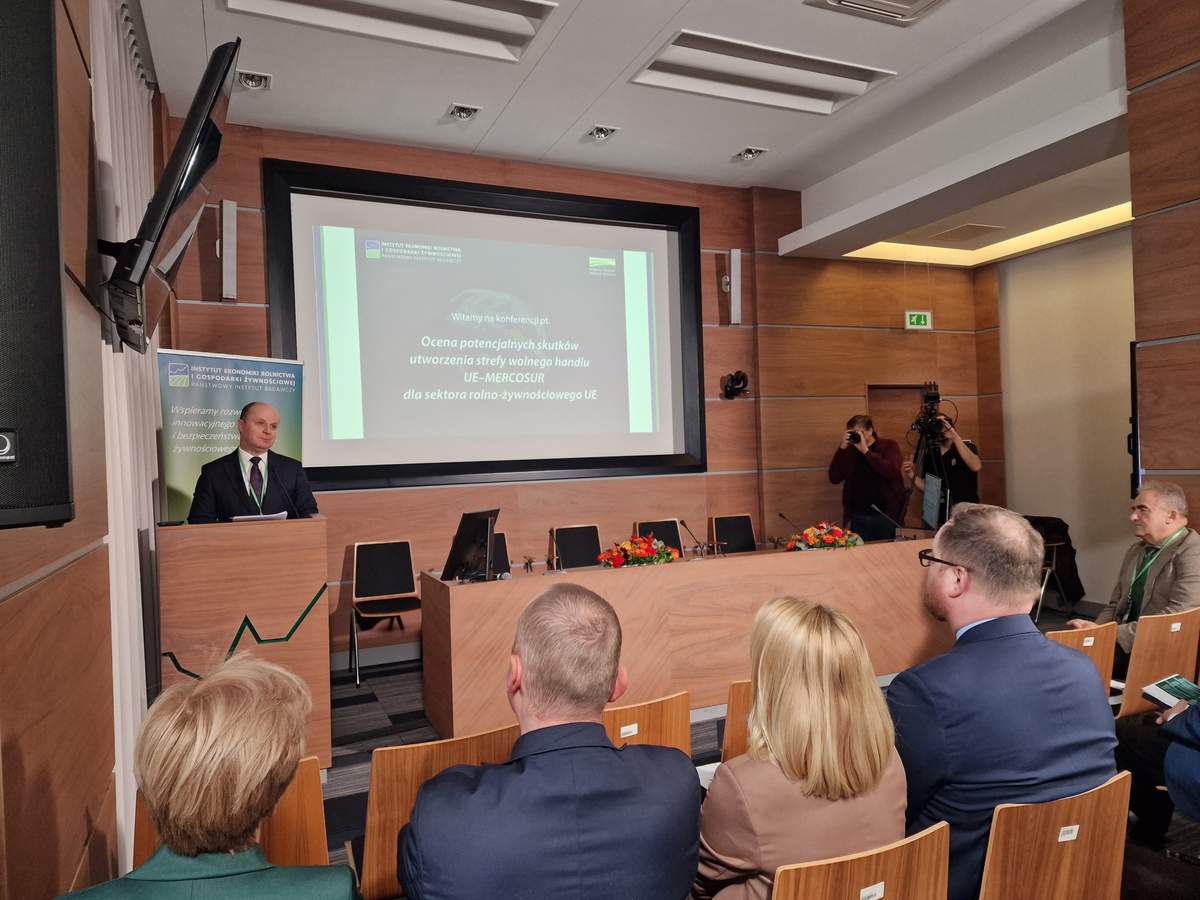 Marek Wigier, szef IERIGŻ otworzył konferencję o umowie z krajami Mercosur