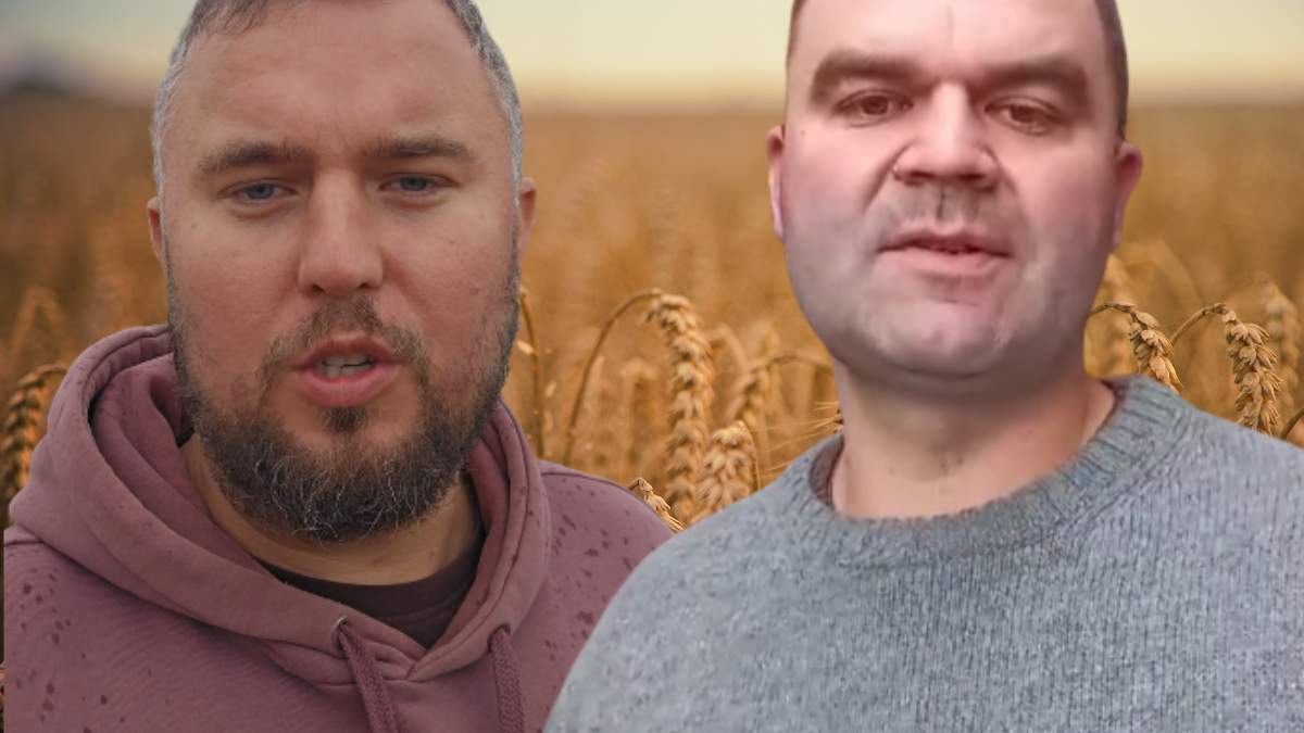 Damian Murawiec i Kamil Szymański z Oddolnego Ogólnopolskiego Protestu Rolników przedstawiają jeden z postulatów, jaki trafił  w ostatnim czasie na biurko ministra rolnictwa