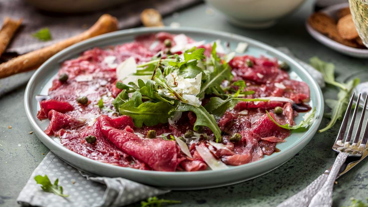 carpaccio z kaczki