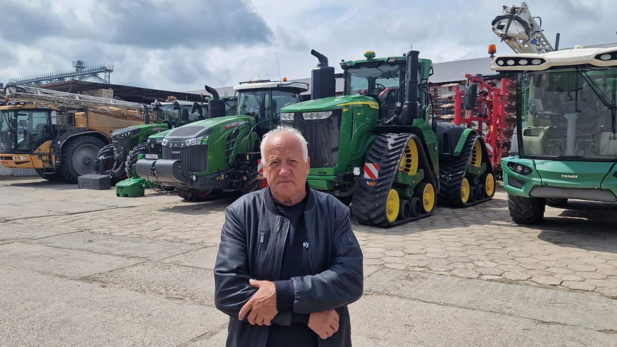 Gospodaruje na 1600 ha, a zaczynał od 11 ha. Maszyny robią wrażenie [VIDEO]