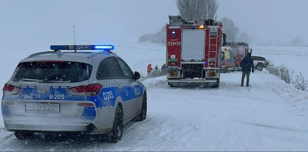 Atak zimy. Stracił panowanie nad ciągnikiem i wpadł do rowu [ZDJĘCIA] 