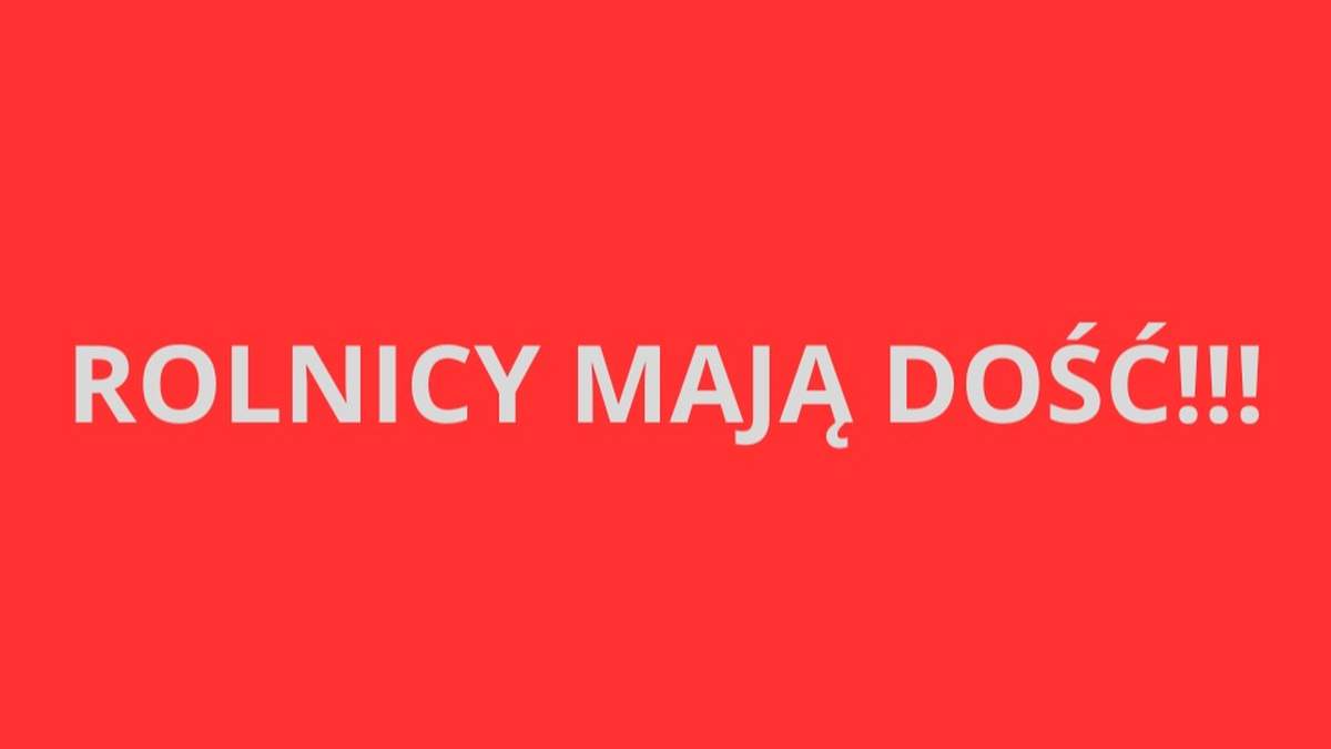 Rolnicy mają dość. Nie sprzedawajcie europejskiego rolnictwa! - apelują