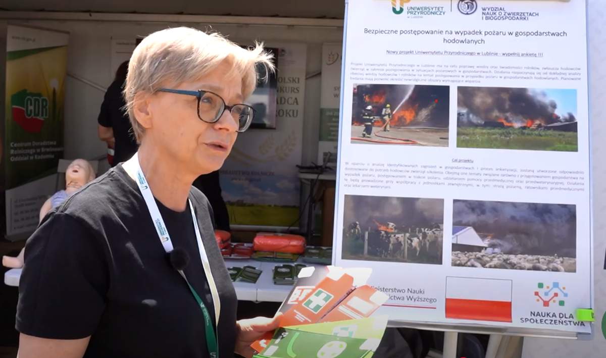 Prof. dr hab. Bożena Nowakowicz-Dębek jest koordynatorem projektu dot. bezpieczeństwa w gospodarstwach, realizowanego przez UP w Lublinie