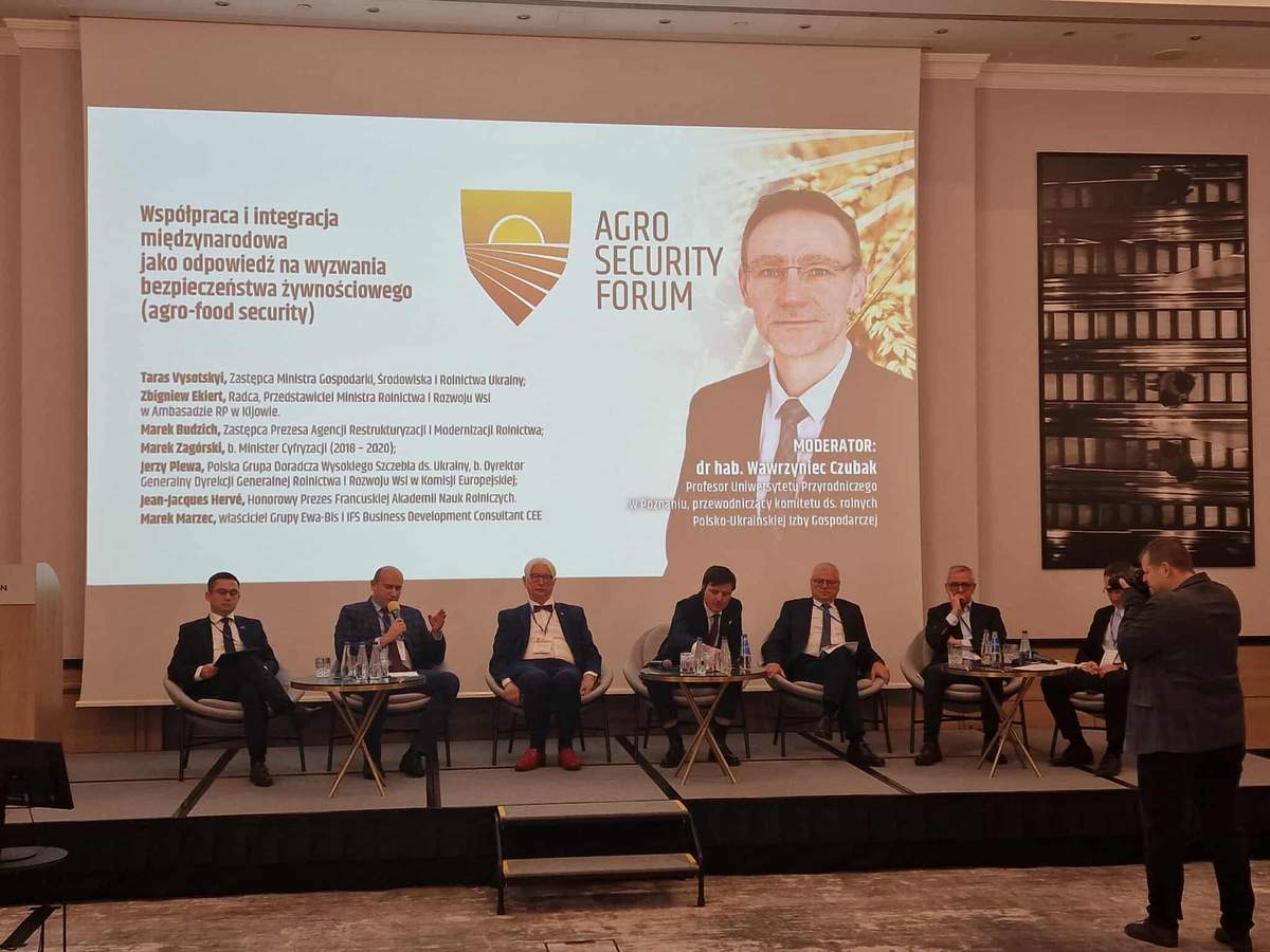 O bezpieczeństwie żywnościowym Europy i roli w tym zakresie Polski oraz Ukrainy dyskutują uczestnicy Agro Security Forum