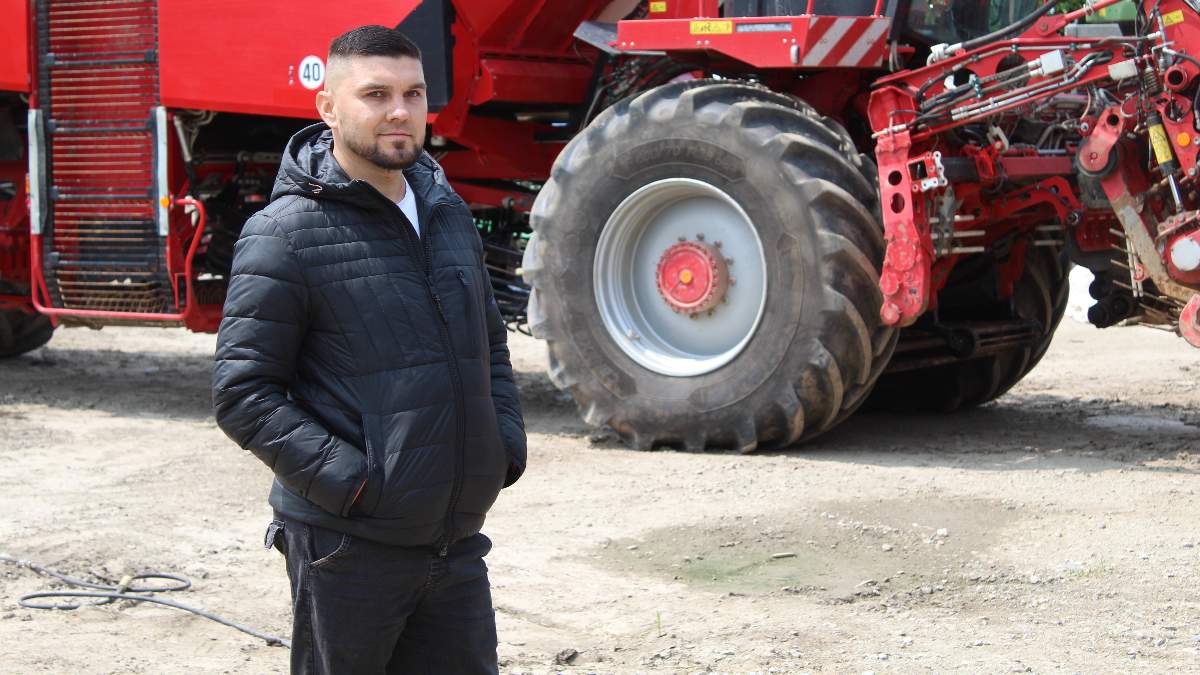 Paweł Boś zaczynał od 15 ha, dziś uprawia 500 ha