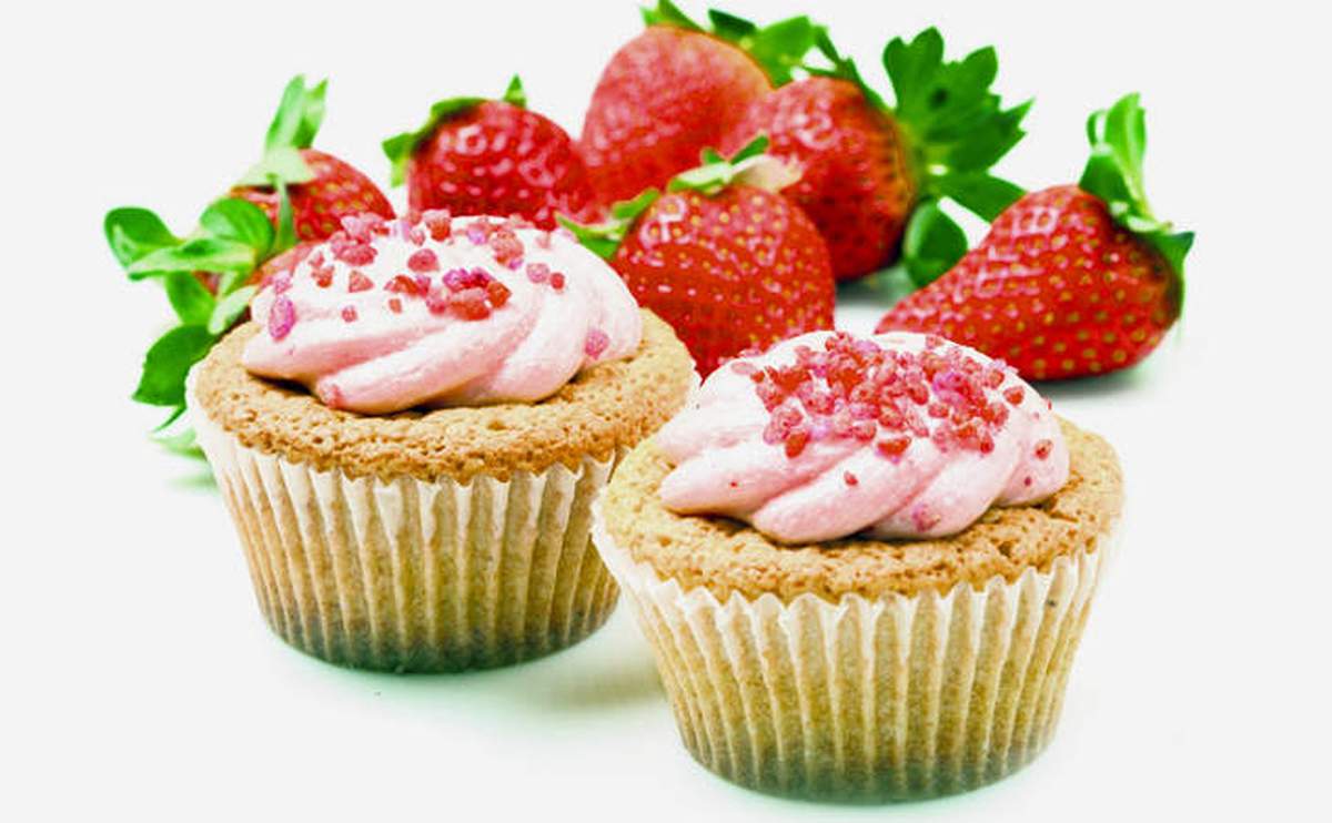 Truskawkowe muffinki