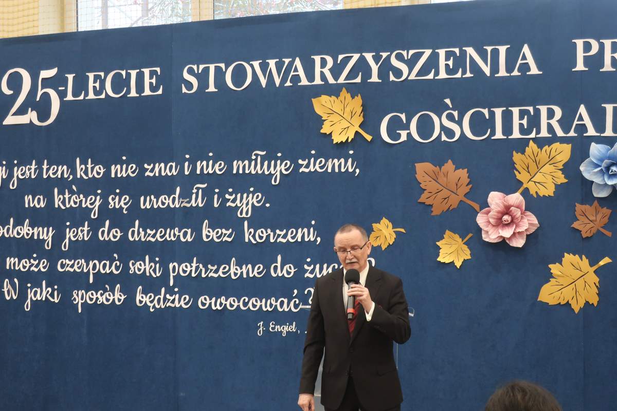 Prezes Stowarzyszenia Przyjaciół Gościeradowa Mariusz Szczepanik
